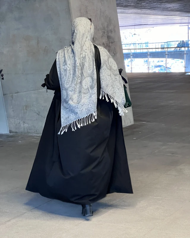 Trench Abaya Noire